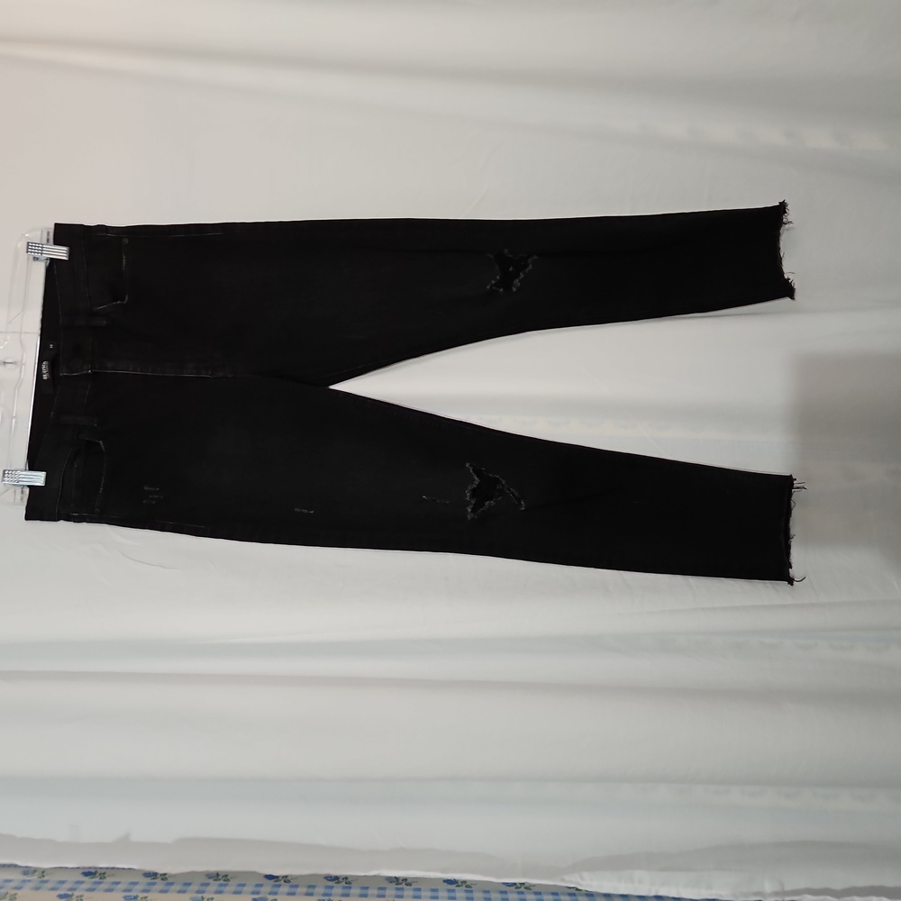 Hudson "Barbara" High Waist Distressed Ankle Jeans - Size 30